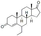 6-ethylandrost-4-ene-3,17-dione Struktur