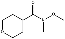 N-Methoxy-N-Methyltetrahydropyran-4-carboxaMide Struktur