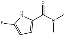 1H-Pyrrole-2-carboxamide,5-fluoro-N,N-dimethyl-(9CI) Struktur