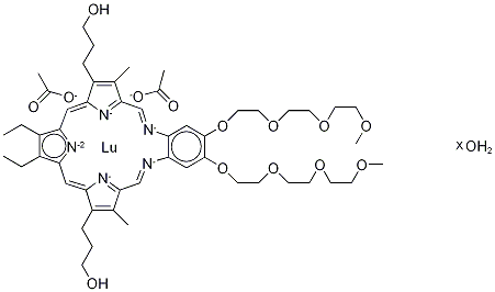 MOTEXAFIN LUTETIUM HYDRATE Struktur