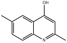 2,6-Dimethyl-4-quinolinol Struktur