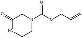 1-Piperazinecarboxylicacid,3-oxo-,2-propenylester(9CI) Struktur