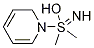 S,S-dimethyl-N-(3-pyridyl)sulfinimine Struktur