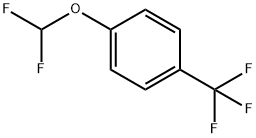 1-(Difluoromethoxy)-4-(trifluoromethyl)benzene Struktur