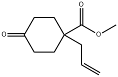 Methyl 1-allyl-4-oxocyclohexanecarboxylate Struktur