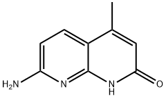 7-amino-4-methyl-1,8-naphthyridin-2-ol Struktur