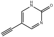 2(1H)-Pyrimidinone, 5-ethynyl- (9CI) Struktur