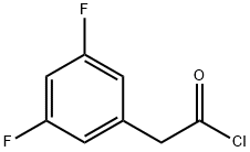 2-(3,5-DIFLUOROPHENYL)ETHANOYL CHLORIDE Structure