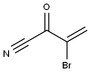 3-Butenenitrile,  3-bromo-2-oxo- Struktur