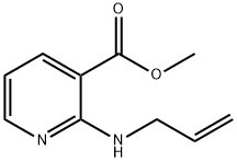 3-Pyridinecarboxylicacid,2-(2-propenylamino)-,methylester(9CI) Struktur