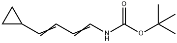 Carbamic acid, (4-cyclopropyl-1,3-butadienyl)-, 1,1-dimethylethyl ester (9CI) Struktur