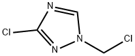 1H-1,2,4-Triazole,3-chloro-1-(chloromethyl)-(9CI) Struktur