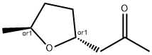 2-Propanone, 1-(tetrahydro-5-methyl-2-furanyl)-, trans- (9CI) Struktur