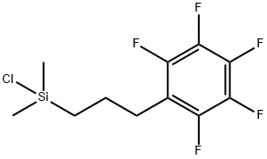 3-(PENTAFLUOROPHENYL)PROPYLDIMETHYLCHLOROSILANE Struktur