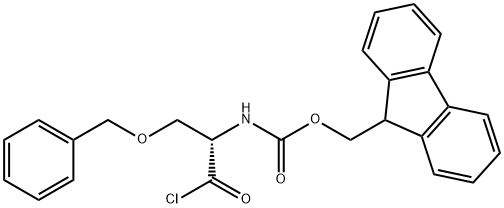 FMOC-O-BENZYL-L-SERYL CHLORIDE Struktur