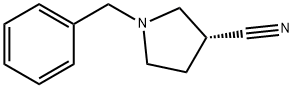 (R)-1-Benzyl-3-pyrrolidinecarbonitrile Struktur