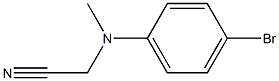 N-Methyl-N-(4-broMophenyl)aMinoacetonitrile Struktur