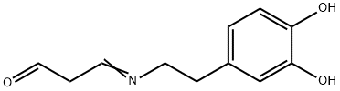 Propanal, 3-[[2-(3,4-dihydroxyphenyl)ethyl]imino]- (9CI) Struktur