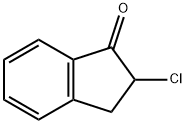 1H-Inden-1-one,  2-chloro-2,3-dihydro- Struktur