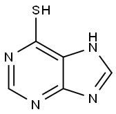 7H-purine-6-thiol Struktur