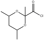 1,3-Dioxane-2-carbonylchloride,2,4,6-trimethyl-(9CI) Struktur