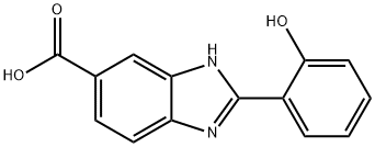 2-(2-HYDROXY-PHENYL)-3H-BENZOIMIDAZOLE-5-CARBOXYLIC ACID Struktur