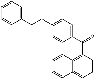 4-DIBENZYL 1-NAPHTHYL KETONE Struktur