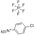 4-CHLOROBENZENEDIAZONIUM HEXAFLUOROPHOSPHATE Struktur