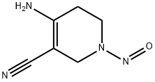 Nicotinonitrile,  4-amino-1,2,5,6-tetrahydro-1-nitroso-  (8CI) Struktur