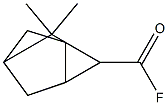 Tricyclo[2.2.1.02,6]heptane-1-carbonyl fluoride, 7,7-dimethyl- (7CI,8CI) Struktur