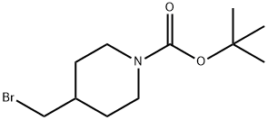 4-BROMOMETHYL-PIPERIDINE-1-CARBOXYLIC ACID TERT-BUTYL ESTER Structure