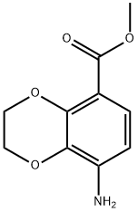 1,4-Benzodioxin-5-carboxylicacid,8-amino-2,3-dihydro-,methylester(9CI) Struktur