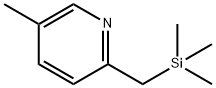 Pyridine, 5-methyl-2-[(trimethylsilyl)methyl]- (9CI) Struktur