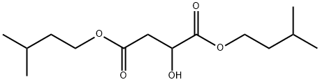 Butanedioic acid, hydroxy-, bis(3-Methylbutyl) ester Struktur