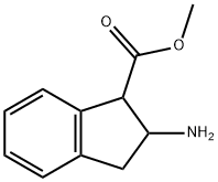 1H-Indene-1-carboxylicacid,2-amino-2,3-dihydro-,methylester(9CI) Struktur