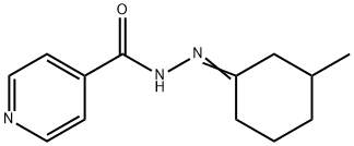 N'-(3-Methylcyclohexylidene)isonicotinic hydrazide Struktur