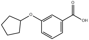 3-(cyclopentyloxy)benzoic acid Struktur