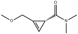 2-Cyclopropene-1-carboxamide,2-(methoxymethyl)-N,N-dimethyl-,(R)-(9CI) Struktur