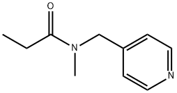 Propanamide,  N-methyl-N-(4-pyridinylmethyl)- Struktur