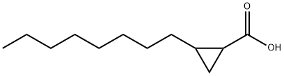 2-N-OCTYLCYCLOPROPANECARBOXYLIC ACID Struktur