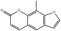 8-methylpsoralen Struktur