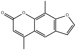 4,8-dimethyl-5'-carboxypsoralen Struktur