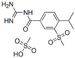 Benzamide,N-(aminoiminomethyl)-4-(1- methylethyl)-3-(methylsulfonyl)-,monomethanesulfonate Struktur