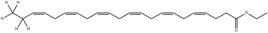 Docosahexaenoic Acid-d5 Ethyl Ester Struktur