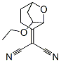 Propanedinitrile, (7-ethoxy-8-oxabicyclo[3.2.1]oct-2-ylidene)-, endo- (9CI) Struktur