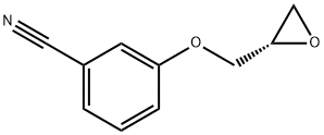 (S)-3-(OXIRAN-2-YLMETHOXY)BENZONITRILE Struktur