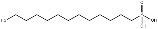 12-MERCAPTODODECYLPHOSPHONIC ACID Struktur