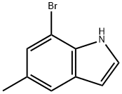 1H-Indole, 7-broMo-5-Methyl- Struktur