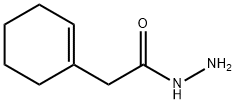 1-Cyclohexene-1-acetic  acid,  hydrazide Struktur