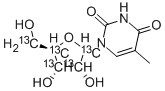 5-METHYL-[1',2',3',4',5'-13C5]URIDINE price.